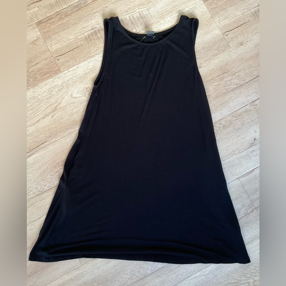 Black flare dress size L